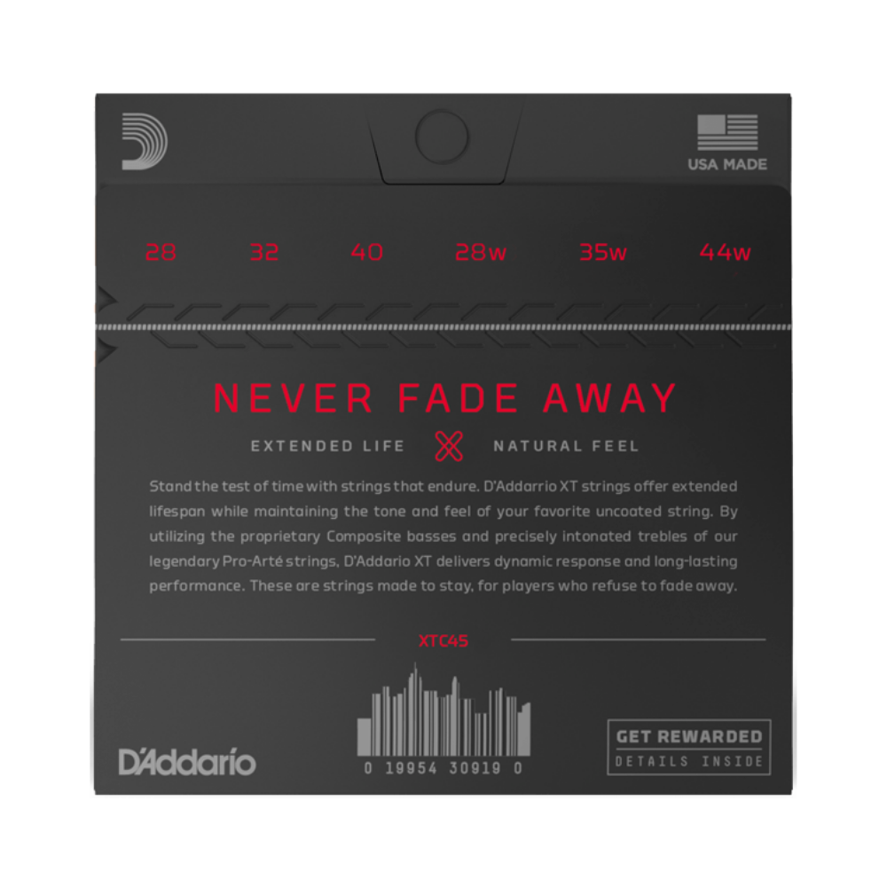Cuerdas para Guitarra Clásica XTC45 D'Addario