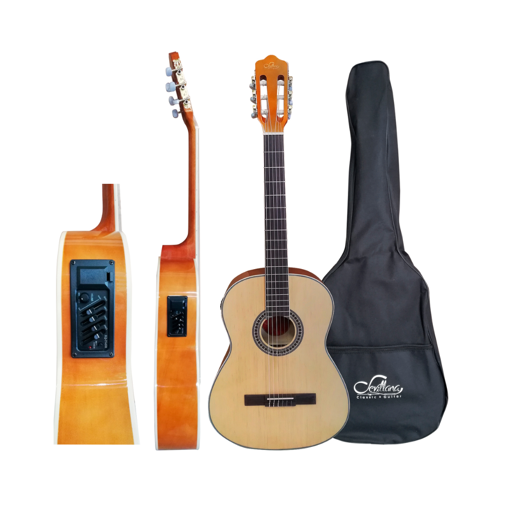Guitarra Electroacústica 39" Sevillana