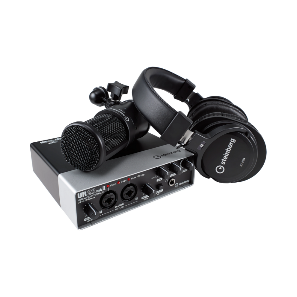 Pack de Grabación USB UR22MKII R Pack Steinberg