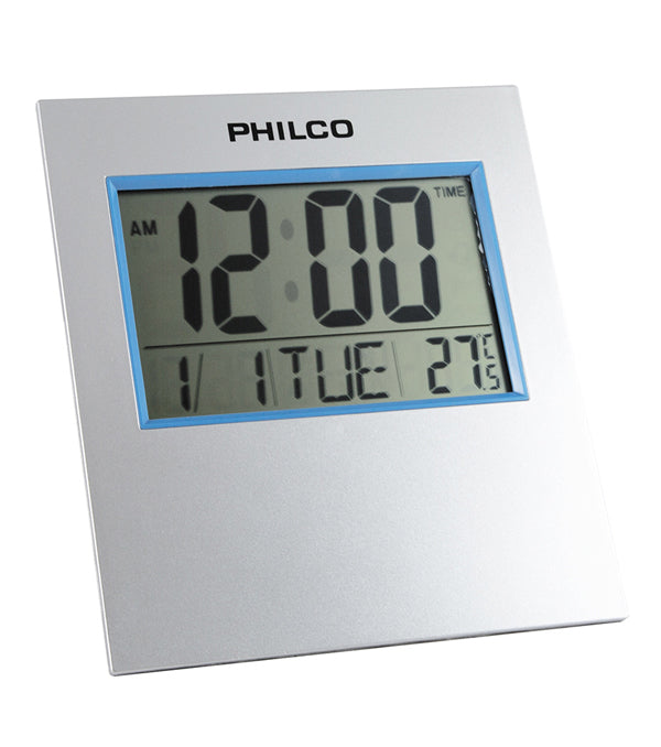 Reloj mural con termómetro Philco
