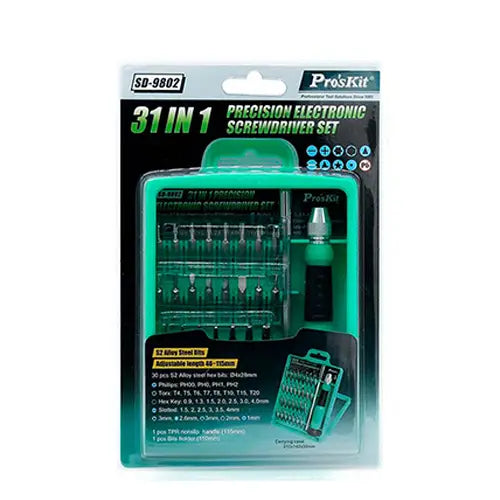 Destornillador con juego de puntas Pro'sKit SD-9802