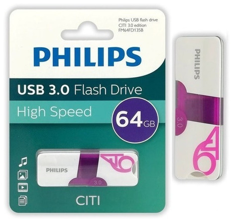 Pendrive 64 Gb USB 3.0 Philips