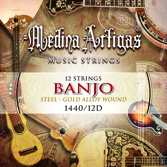 Cuerdas Banjo Medina Artigas 12 cuerdas