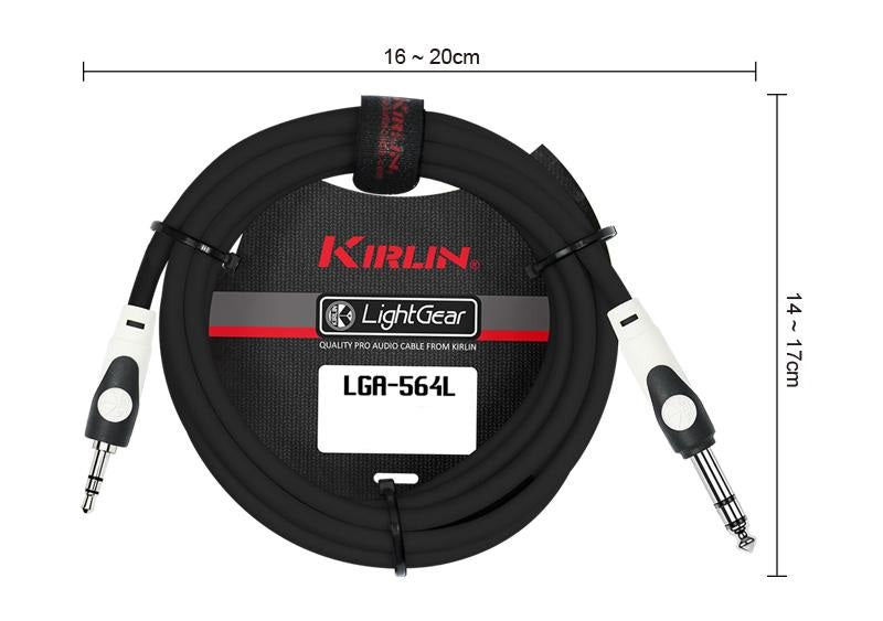 Cable 3,5 stereo a 6,3 stereo 3 metros Kirlin