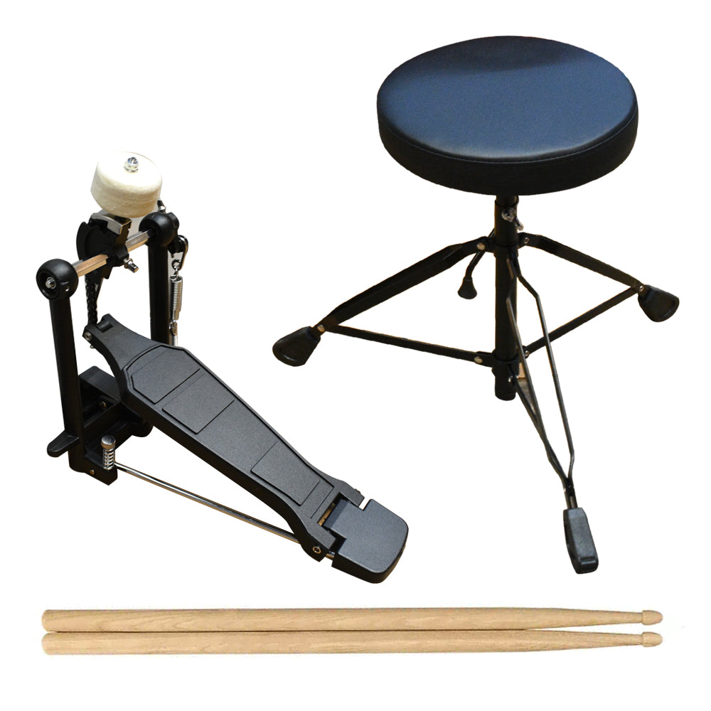 Batería Acústica 5 Piezas Platillos+Piso Scorpion