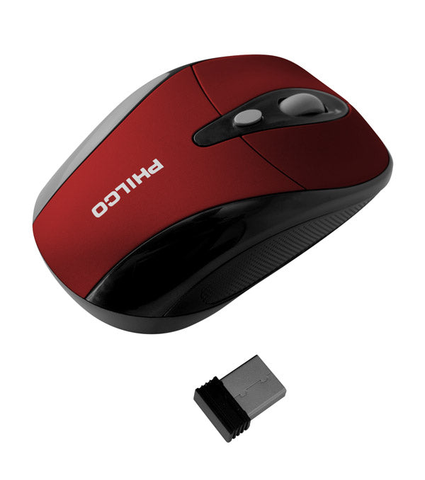 Mouse óptico inalámbrico Philco