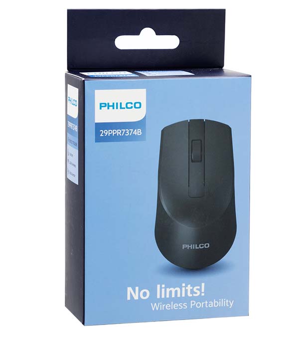 Mouse Inalámbrico Negro SPK7374 Philco
