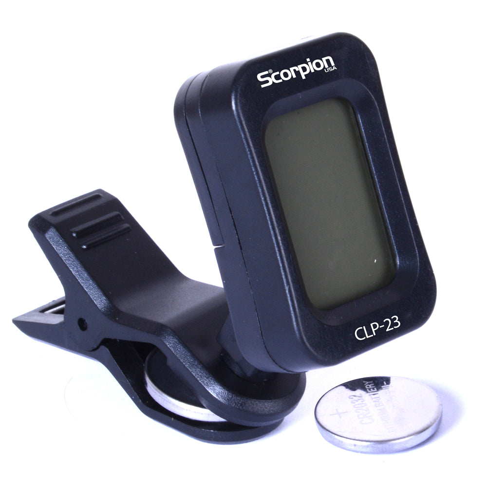 Afinador Digital Clip Tuner Scorpion
