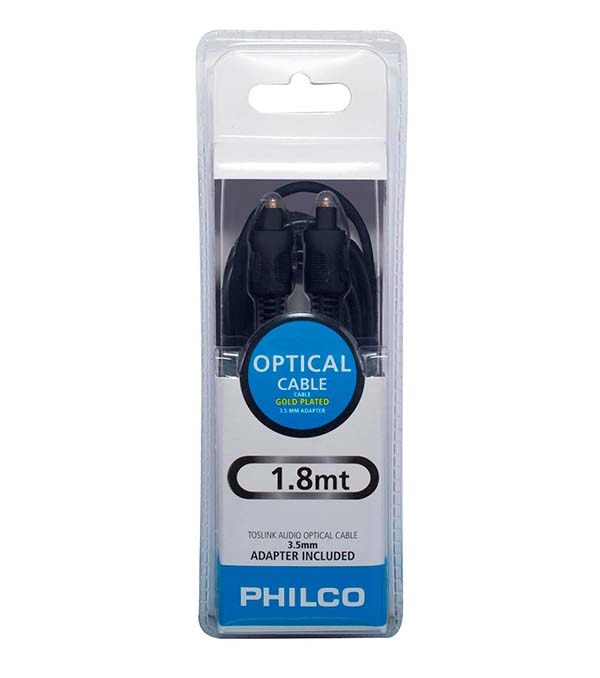 Cable óptico Toslink 1.8 m