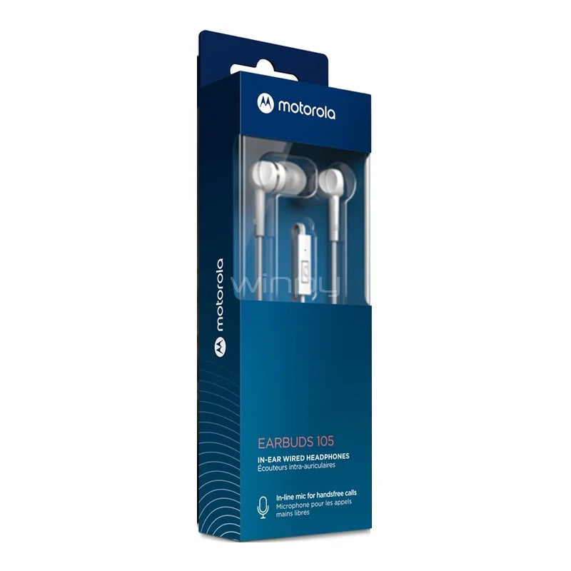 Audífonos Motorola EarBuds 105