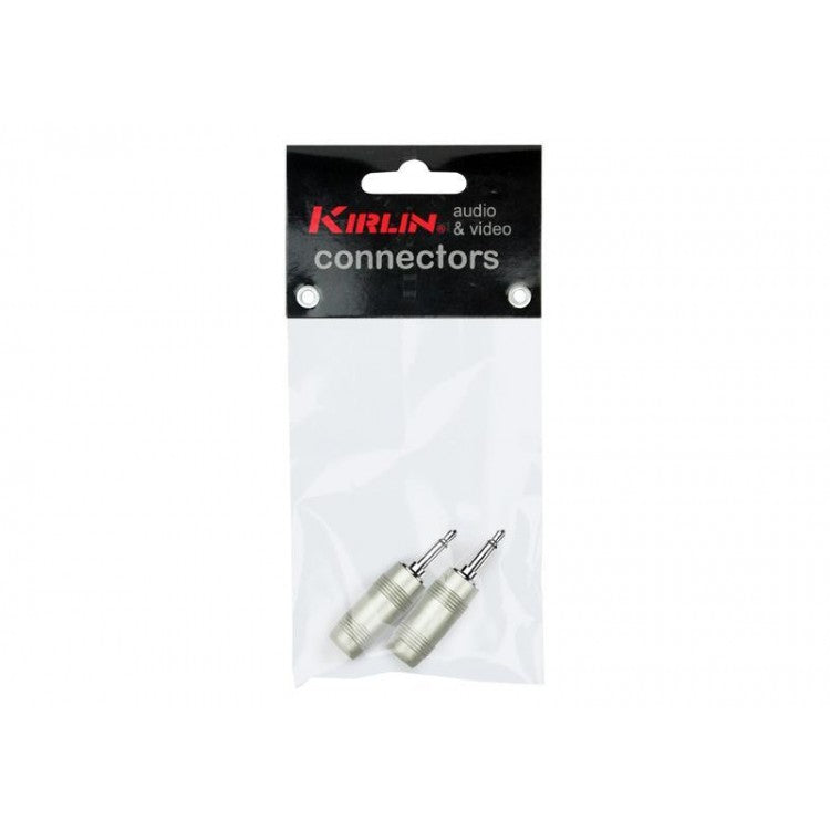 Conector 3,5 mono metálico, pack 2 unidades Kirlin