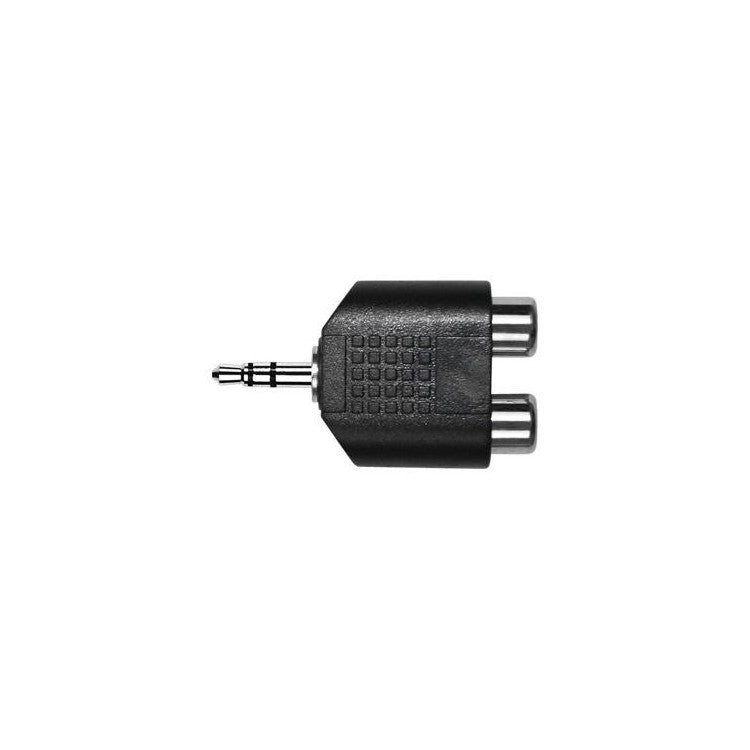 Adaptador 3,5 mm Stereo Macho a 2 RCA Hembra Kirlin