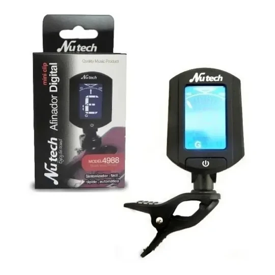 Afinador pinza mini clip cromático Nutech