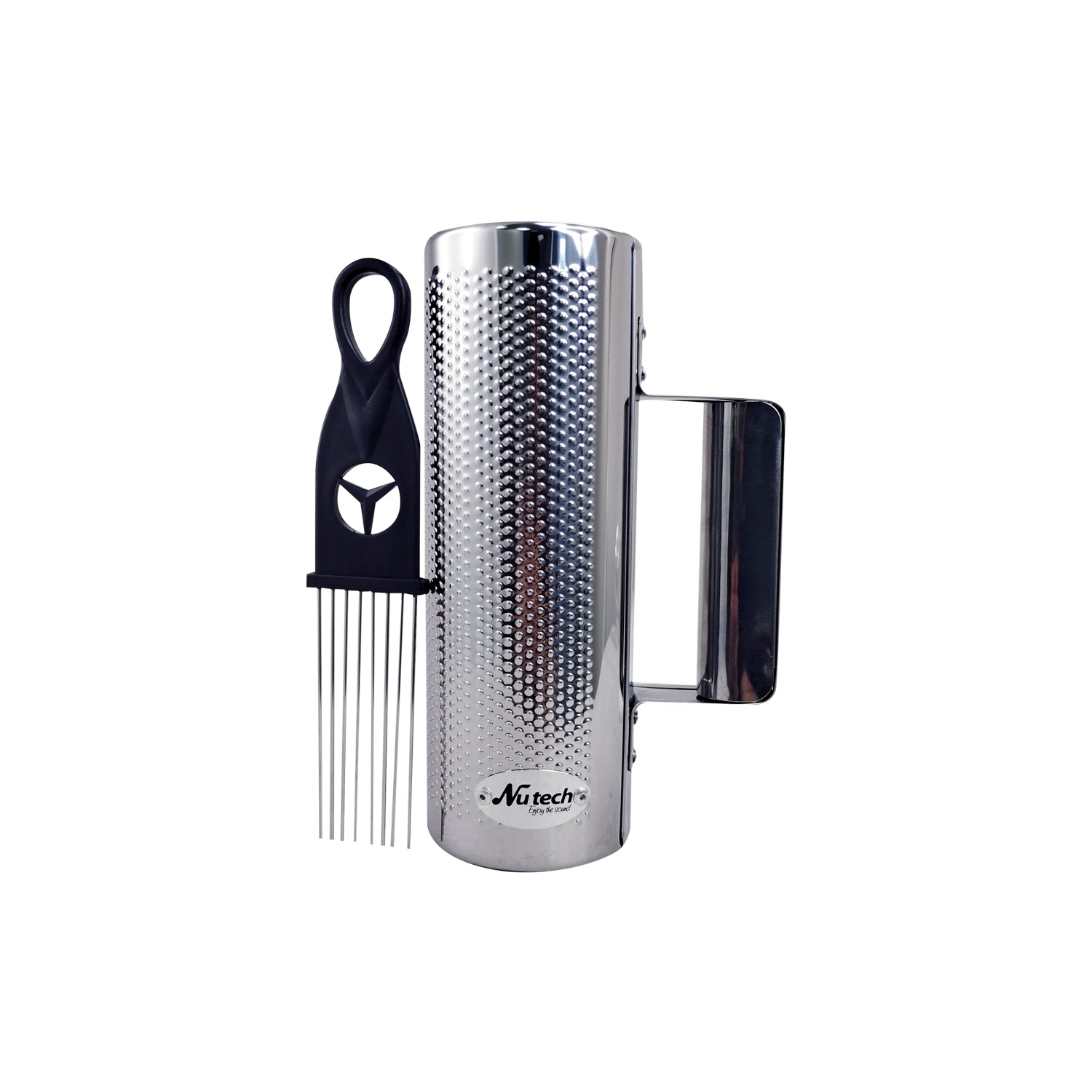 Guiro metálico 3×8” Nutech