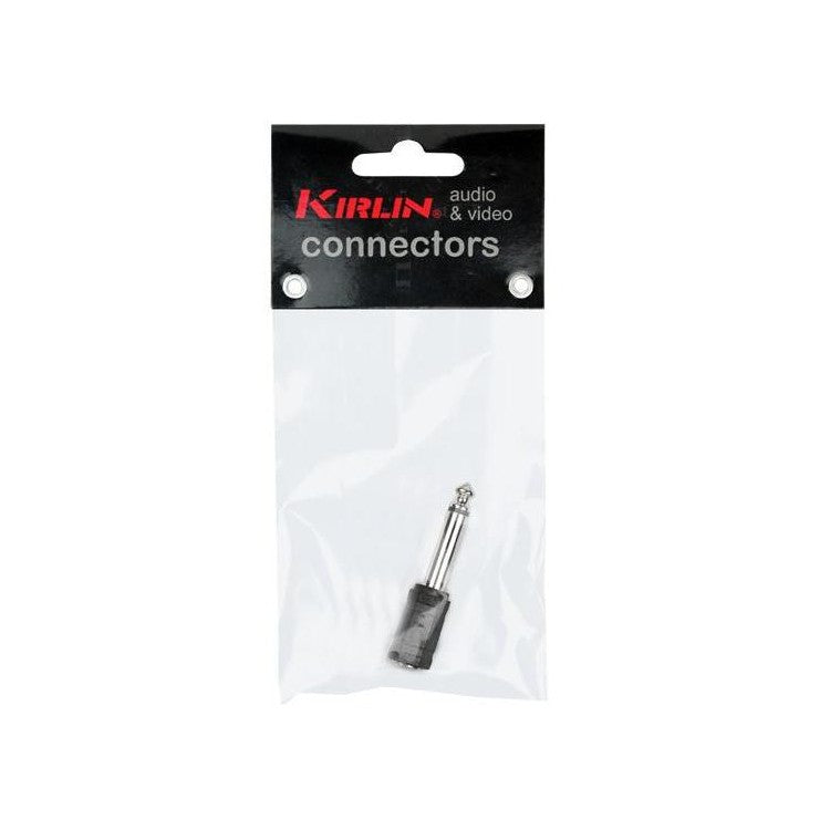 Adaptador 6,3 mm Mono Macho a 3,5 mm Mono Hembra Kirlin