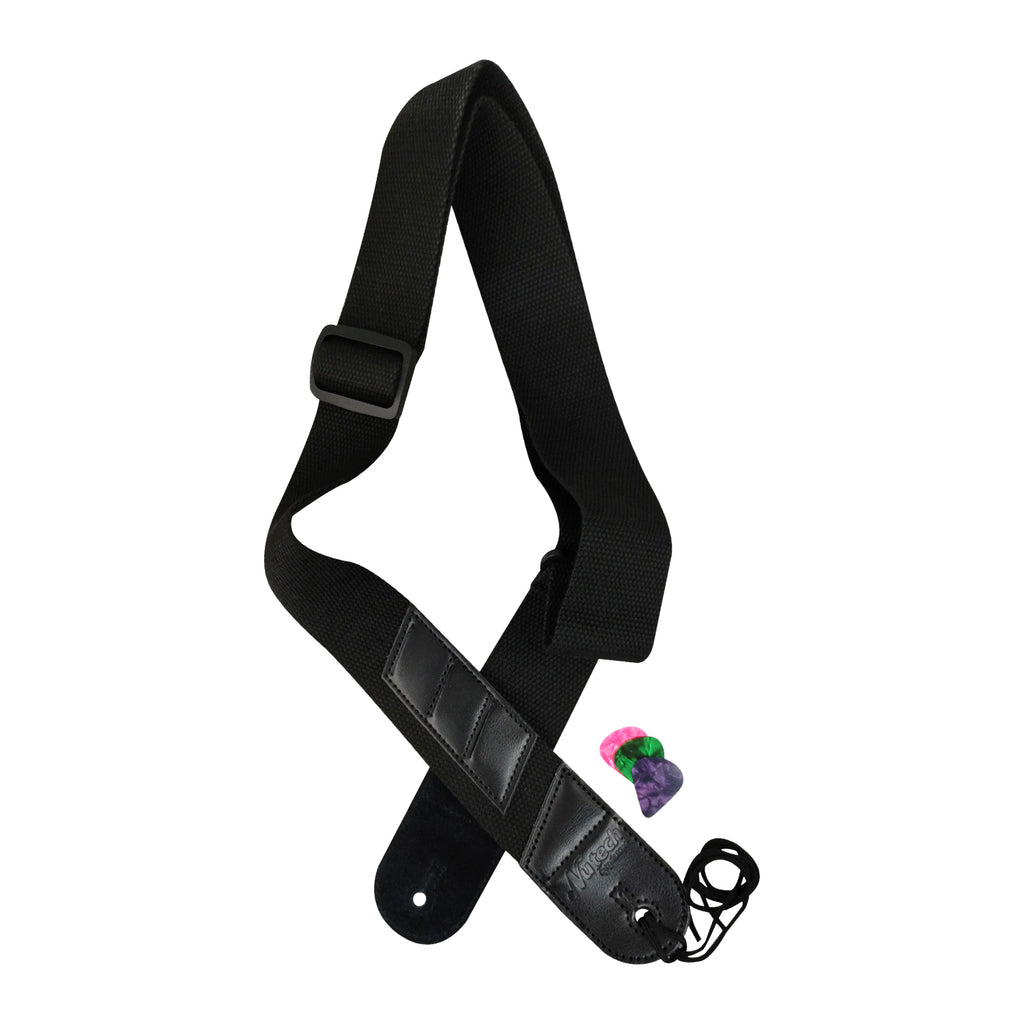 Correa guitarra con porta uñetas