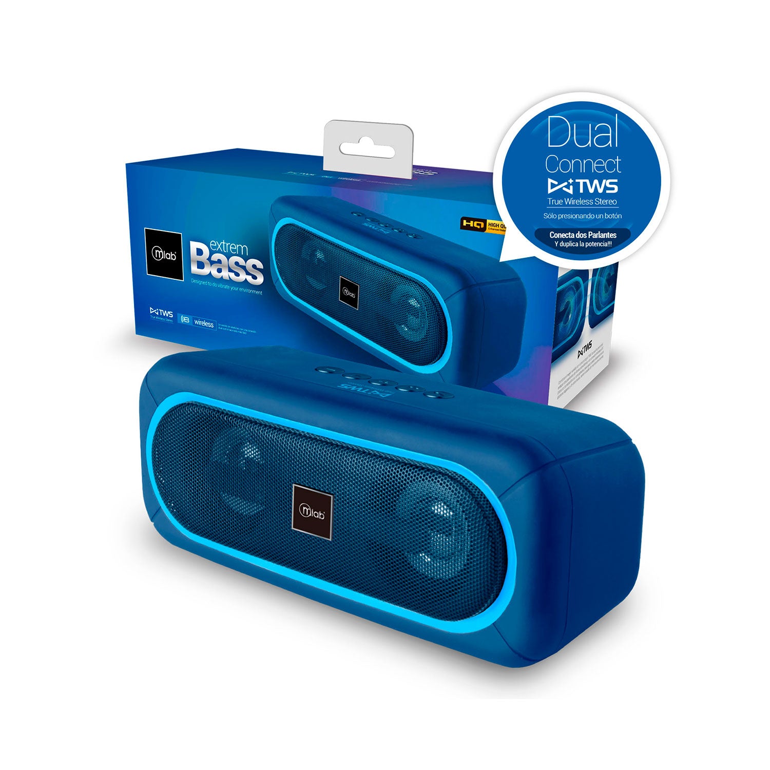 Parlante Extrem Bass TWS Mlab