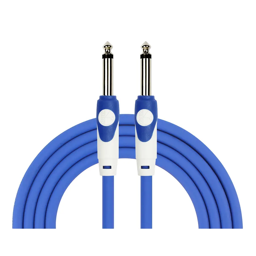 Cable instrumento 6,3 mono 3 m azul Kirlin