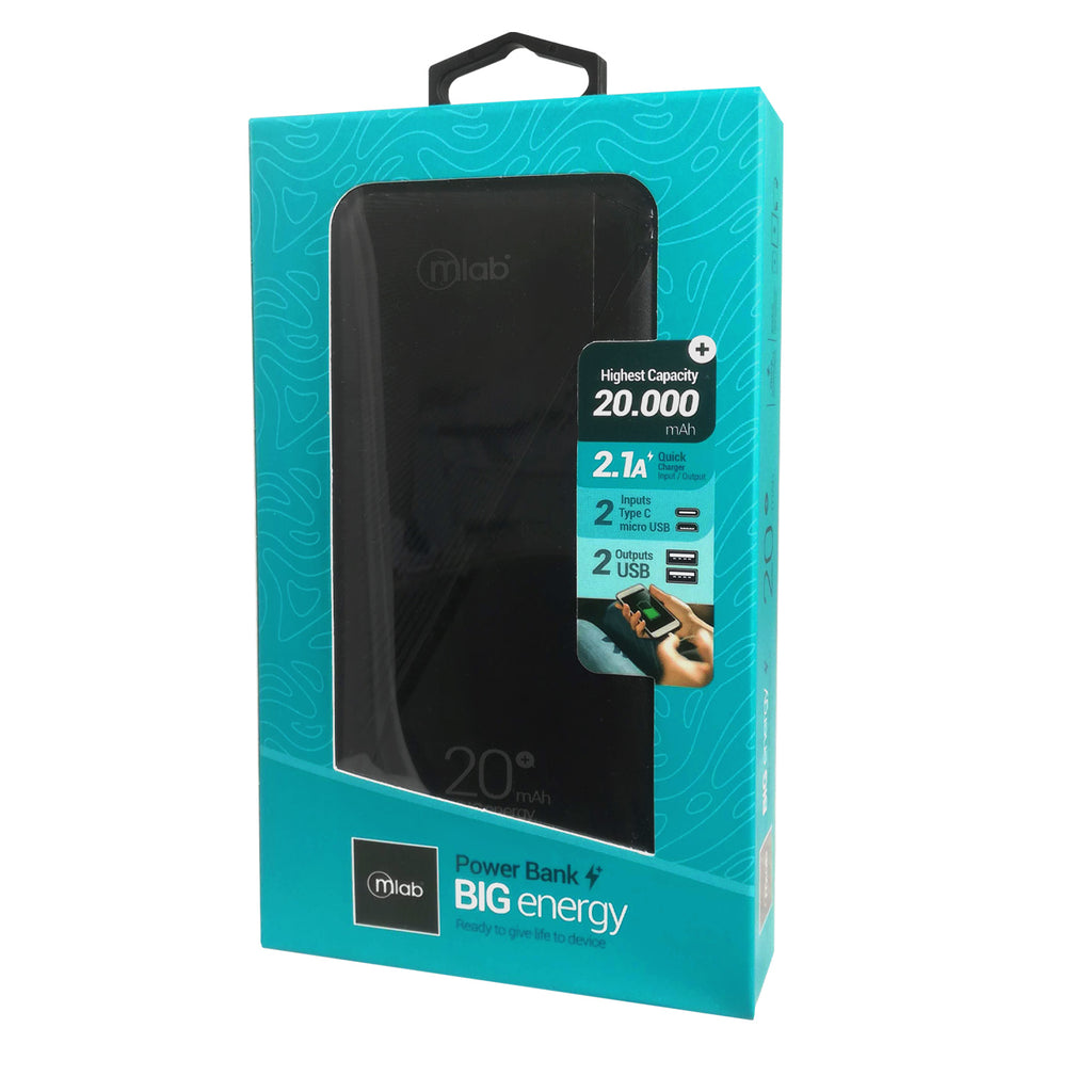 Batería portátil Powerbank BIG energy 20.000mAh