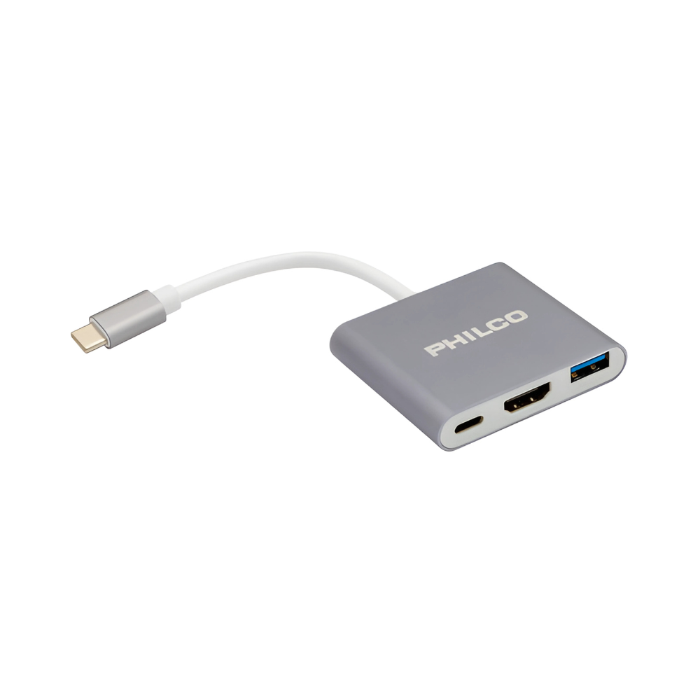 Adaptador USB Tipo C a HDMI + USB 3.0 Philco