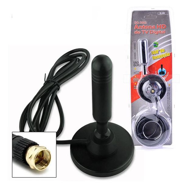 Antena TV Digital HD TVD Interior-Exterior con imán modelo HD-3003
