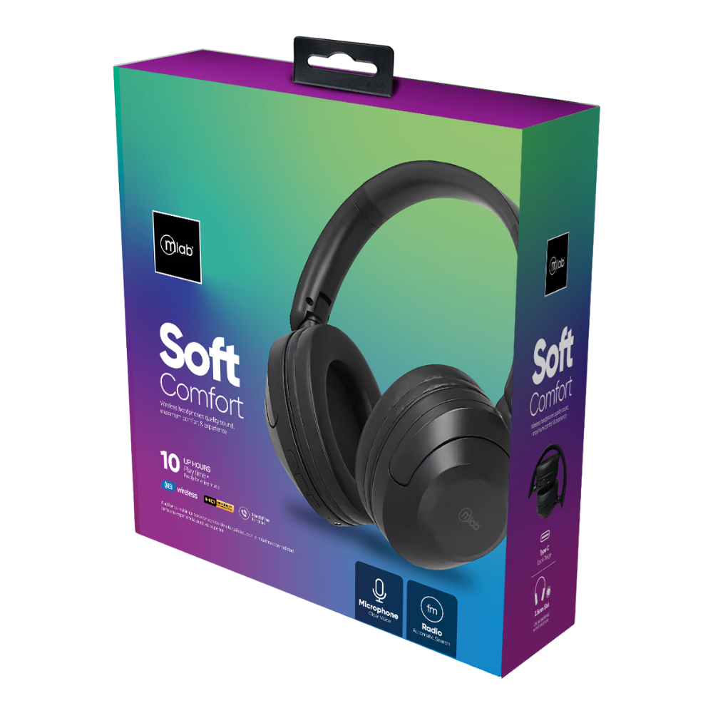 Audífonos bluetooth soft comfort Microlab