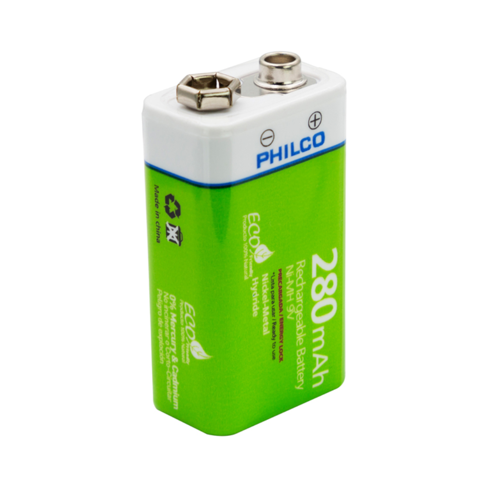 Bateria Recargable 9v 280mah Philco