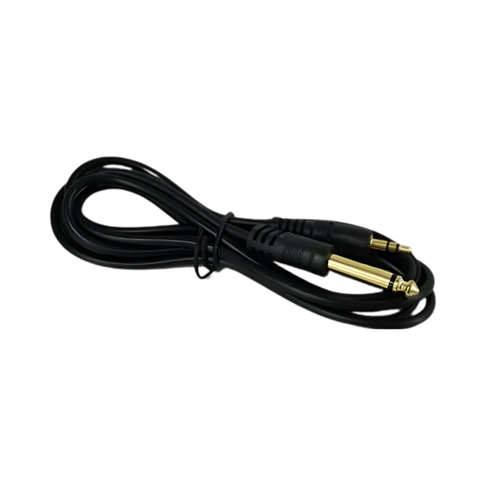 Cable Audio Plug 6.3 Mono Macho a Jack 3.5 Estéreo Macho