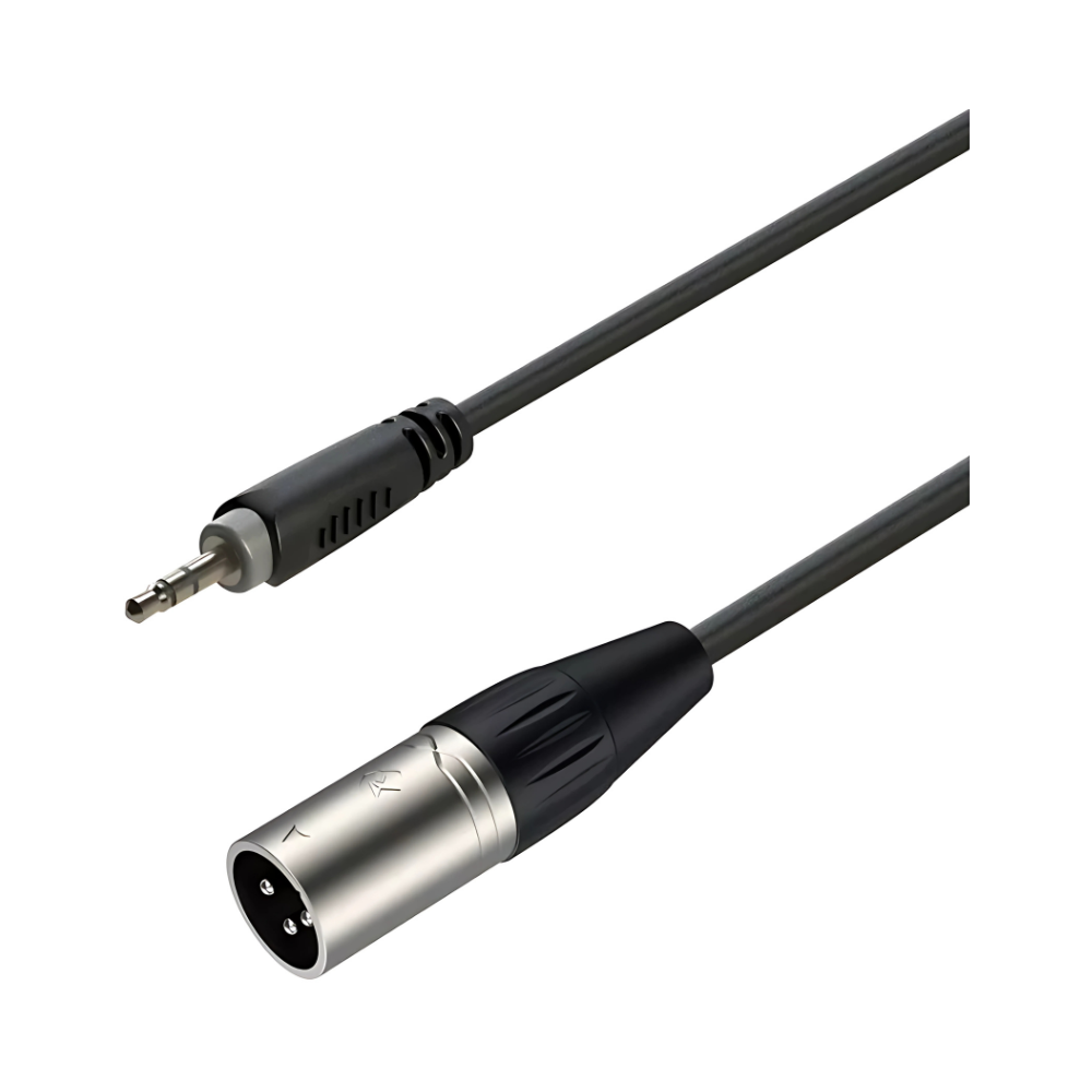 Cable De Audio Aux 3.5mm Estéreo a XLR Macho 6m Roxtone