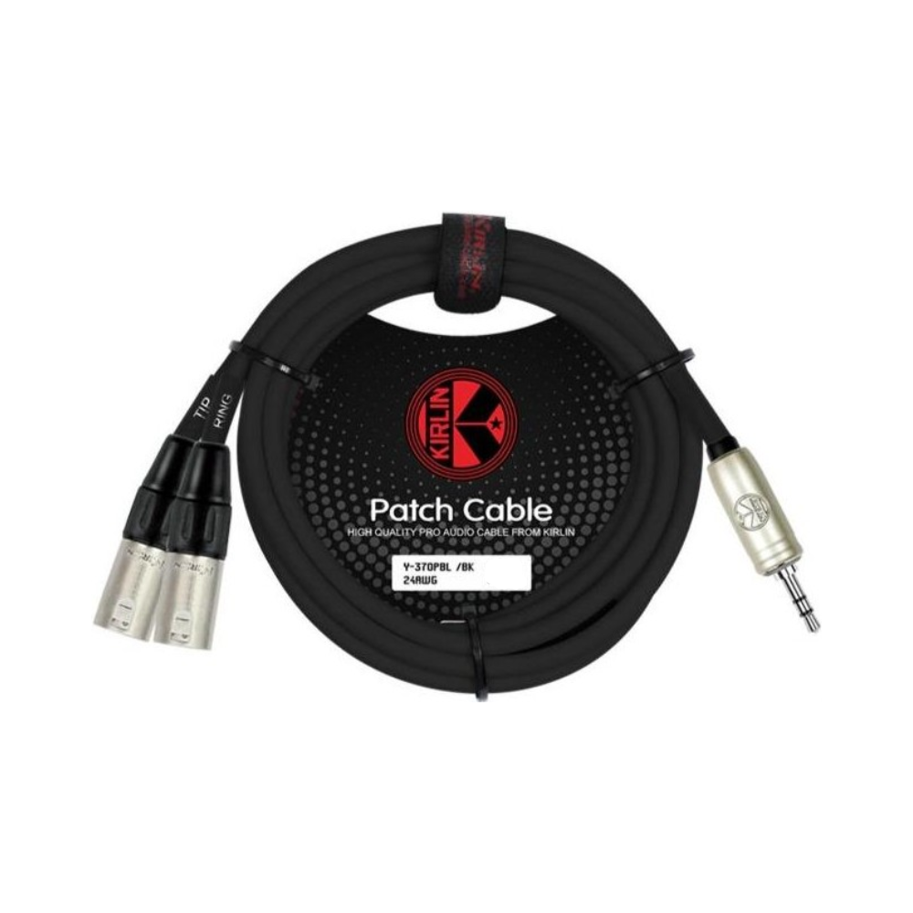 Cable Plug 3,5 TRS a 2 XLR Macho 3 m Kirlin