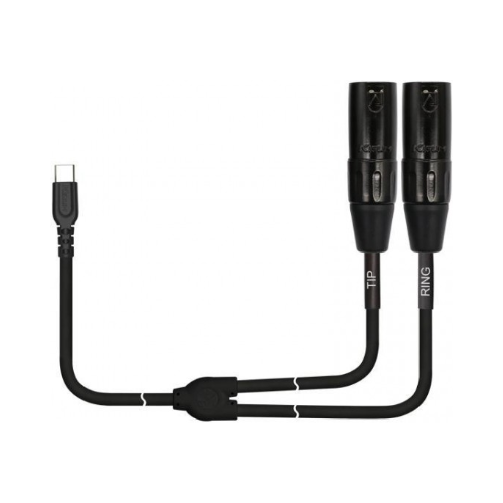 Cable USB C a 2 XLR Macho 3 m Kirlin