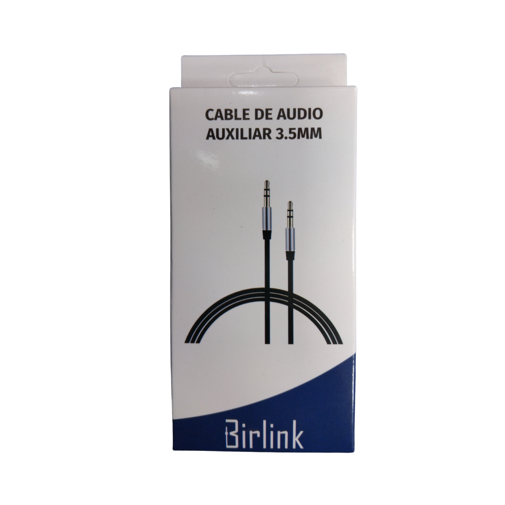 Cable de Audio Auxiliar 3,5 mm Birlink
