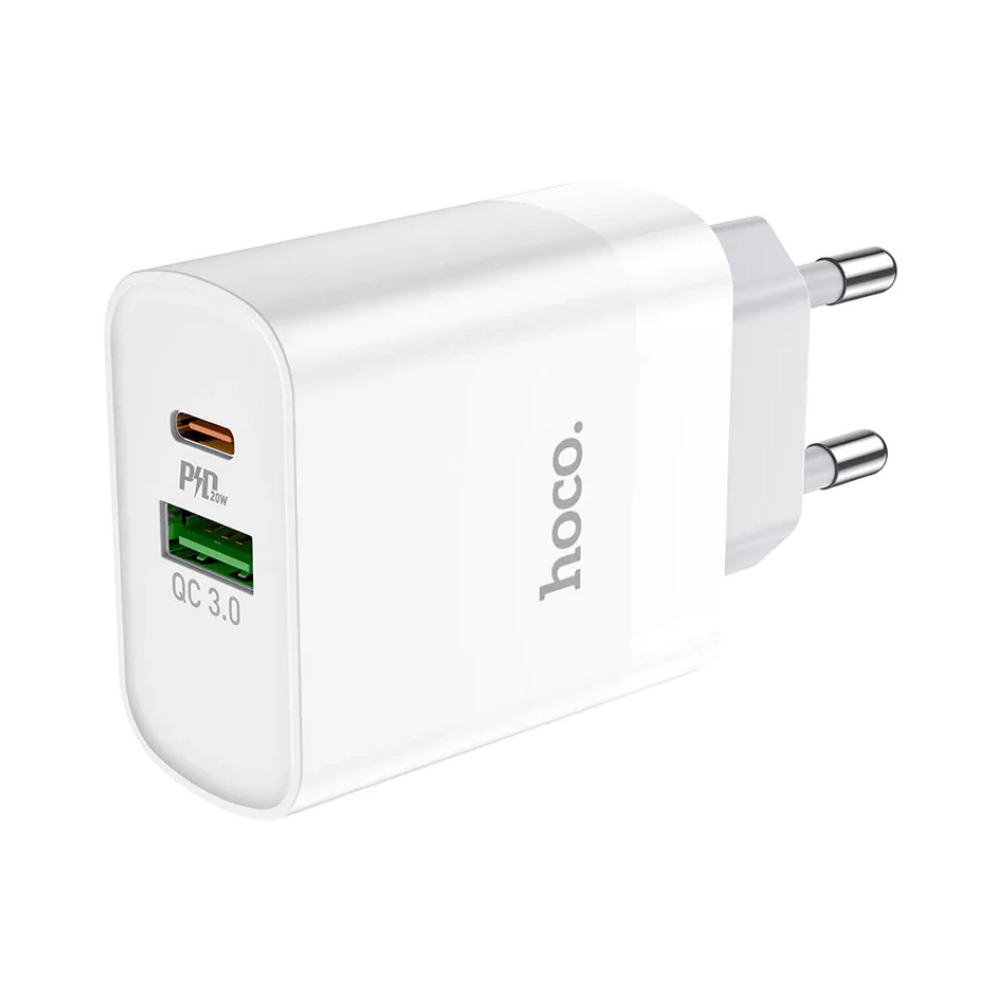 Cargador Adaptador 20W Dual Hoco
