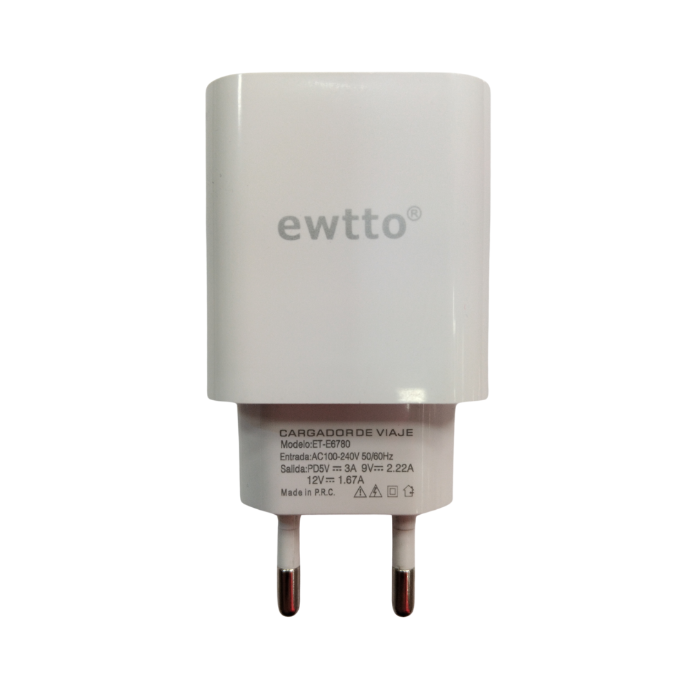 Cargador Tipo C PD 20W Ewtto