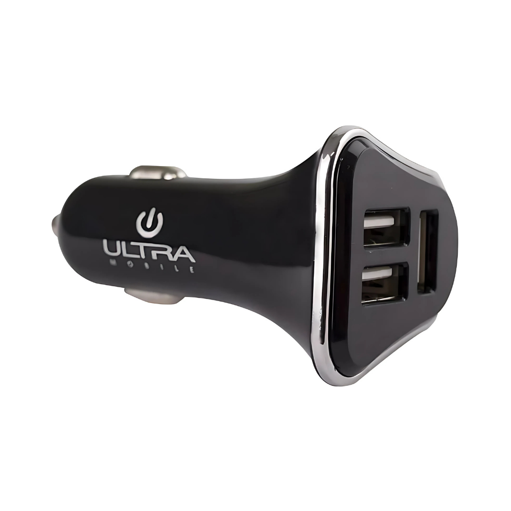 Cargador USB para Automóvil 3 Puertos Ultra