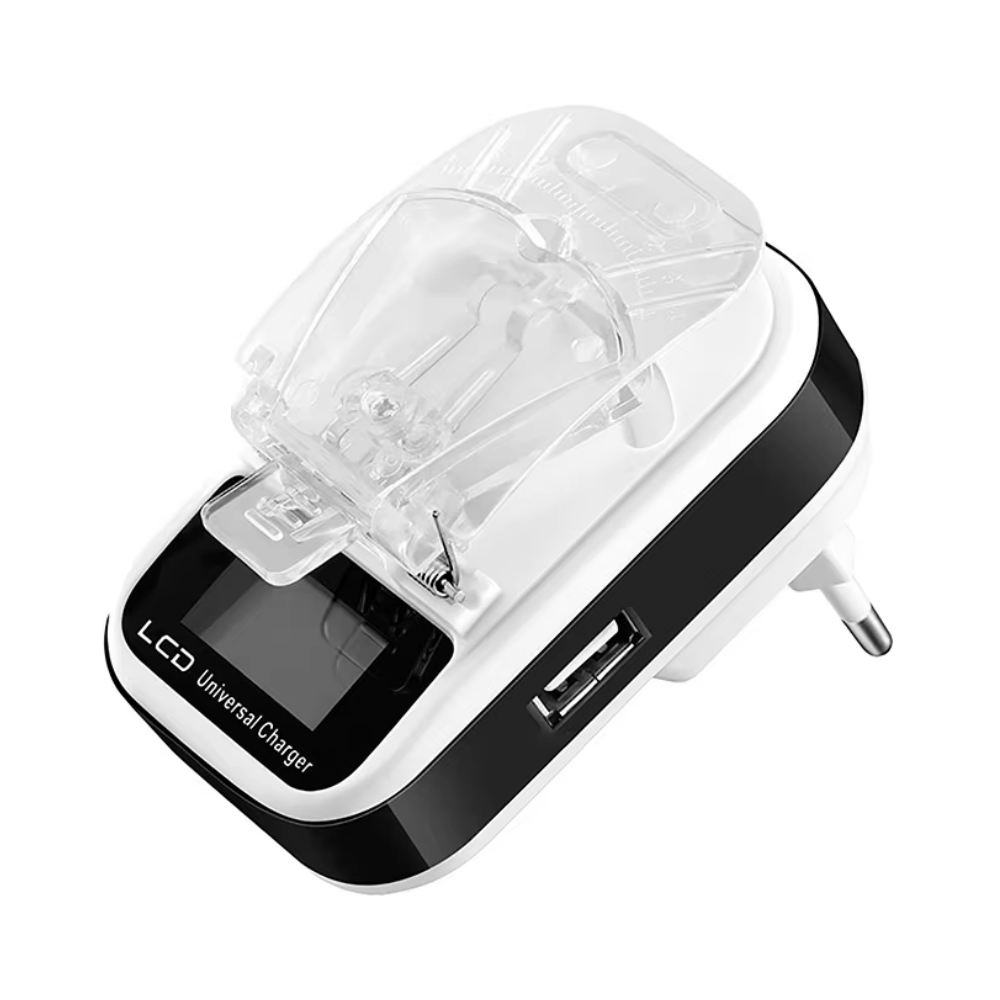 Cargador Universal para Baterías LCD Indicador de Carga