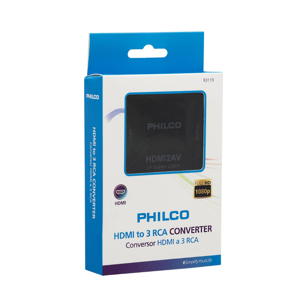 Conversor HDMI A 3 RCA Philco