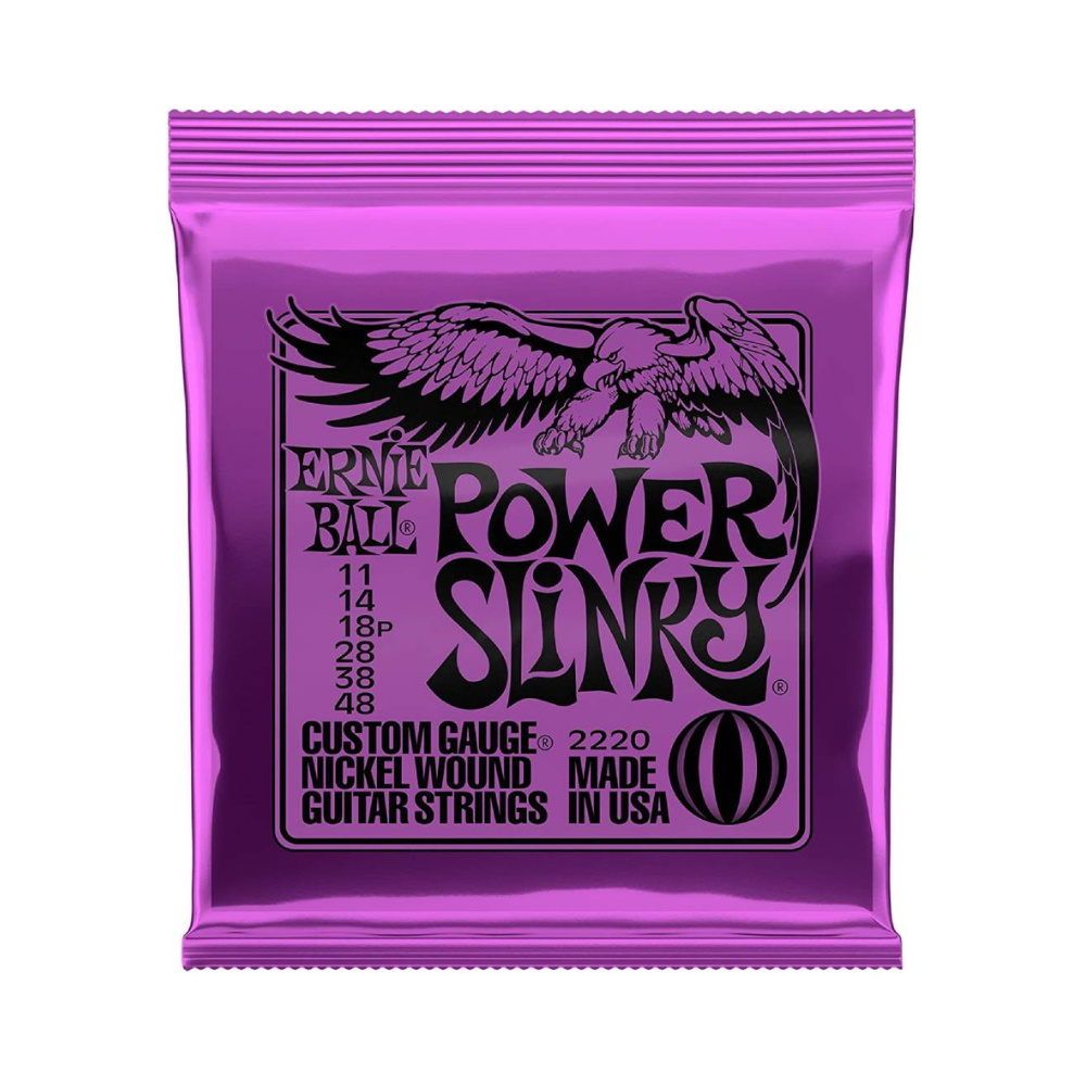 Cuerdas Guitarra Eléctrica Power Slinky 11-48 Ernie Ball