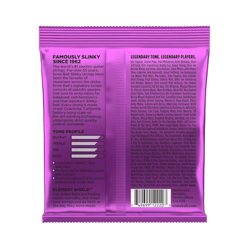 Cuerdas Guitarra Eléctrica Power Slinky 11-48 Ernie Ball