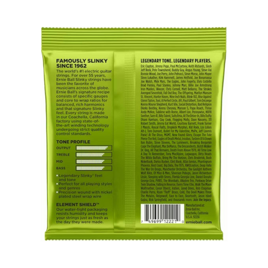 Cuerdas Guitarra Eléctrica Regular Slinky 10-46 Ernie Ball