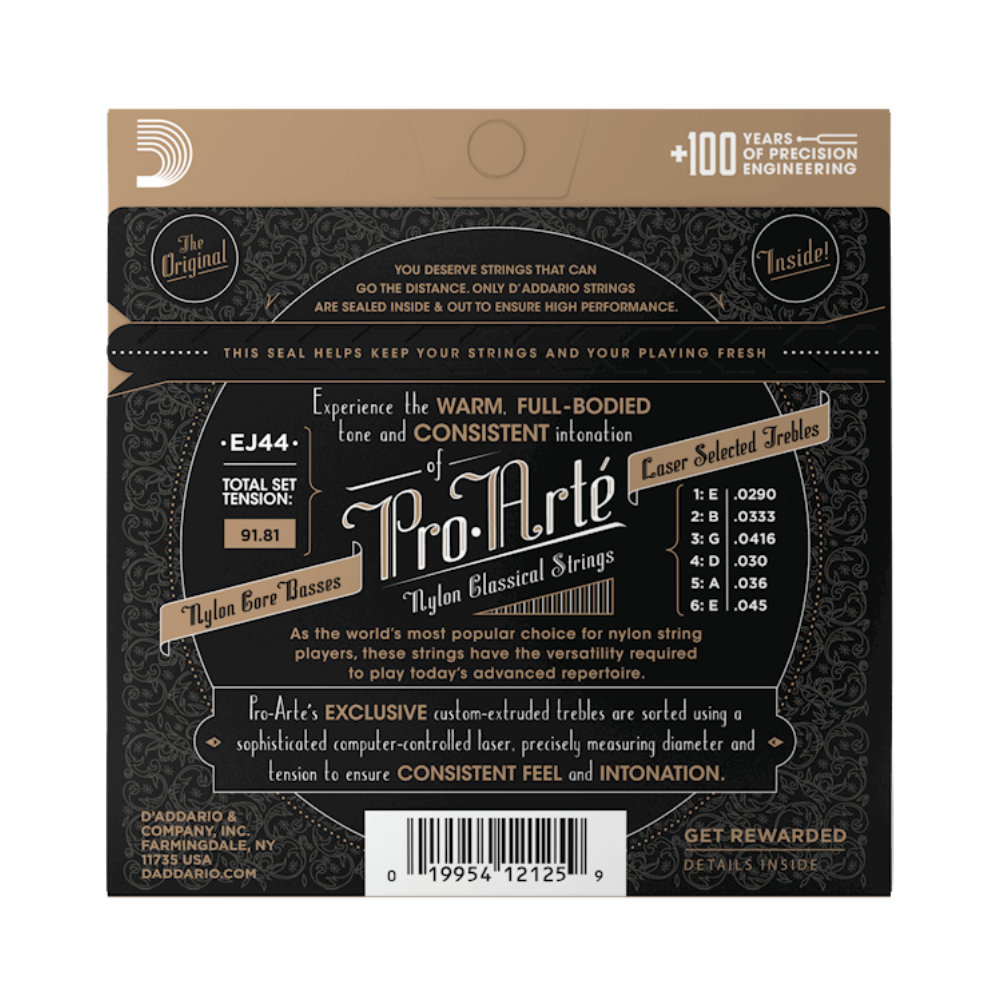 Cuerdas de Nylon Extra Alta Tensión Pro Arté D'Addario