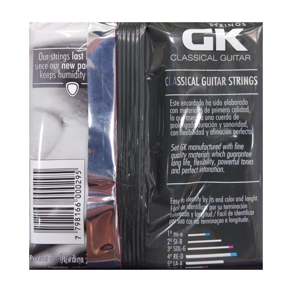 Cuerdas para Guitarra Clásica Black GK