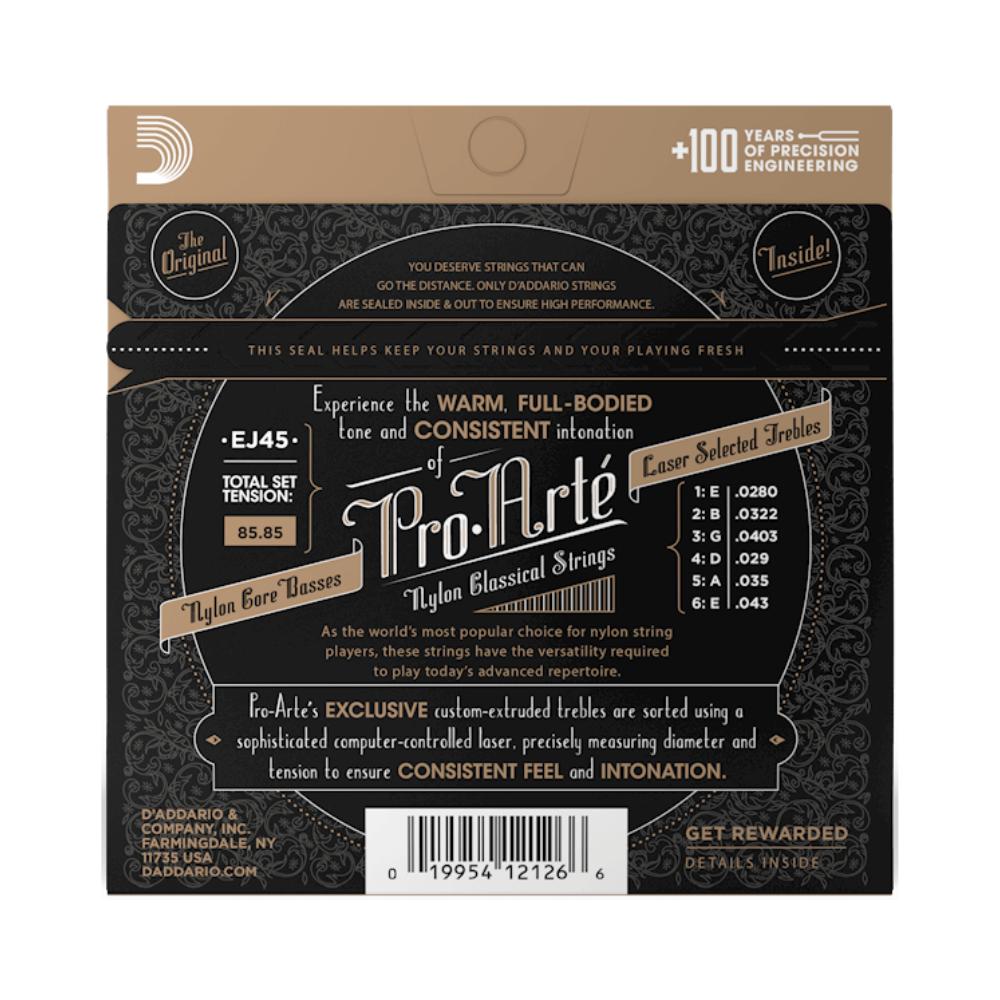 Cuerdas para Guitarra Clásica Pro Arté D'Addario