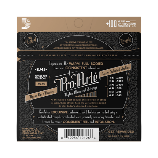 Cuerdas para Guitarra Clásica Pro Arté D'Addario