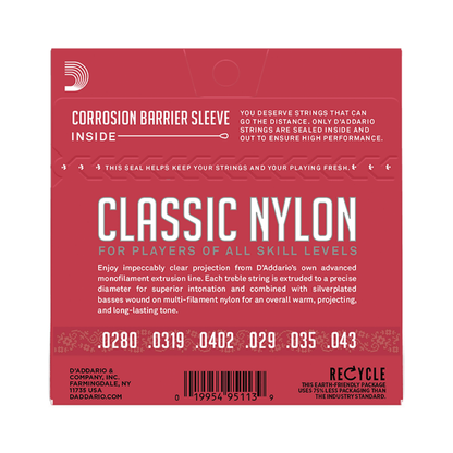 Cuerdas para Guitarra Classic Nylon D’Addario