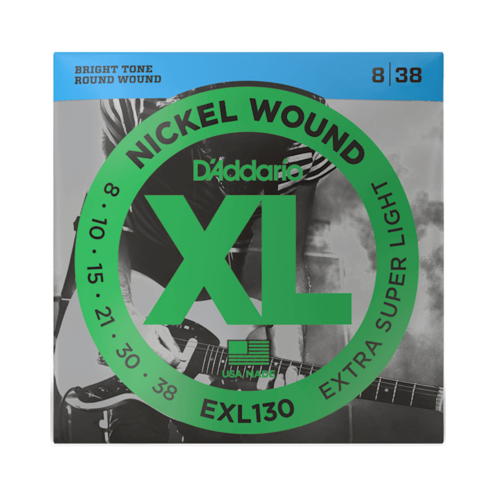 Cuerdas para Guitarra Eléctrica 08-38 D'Addario