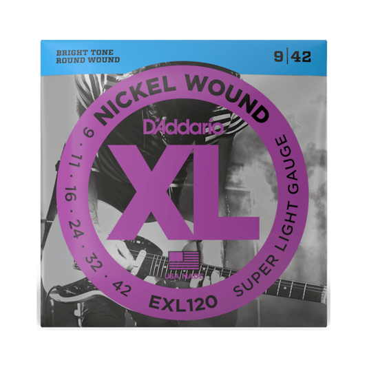 Cuerdas para Guitarra Eléctrica 09-42 D'Addario