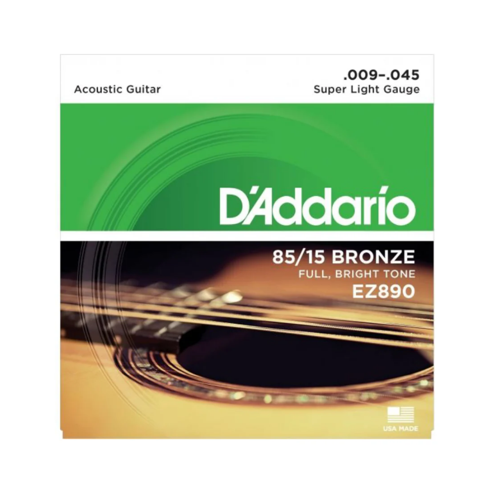 Cuerdas para Guitarra Electroacústica Metálicas 09-45 D'Addario