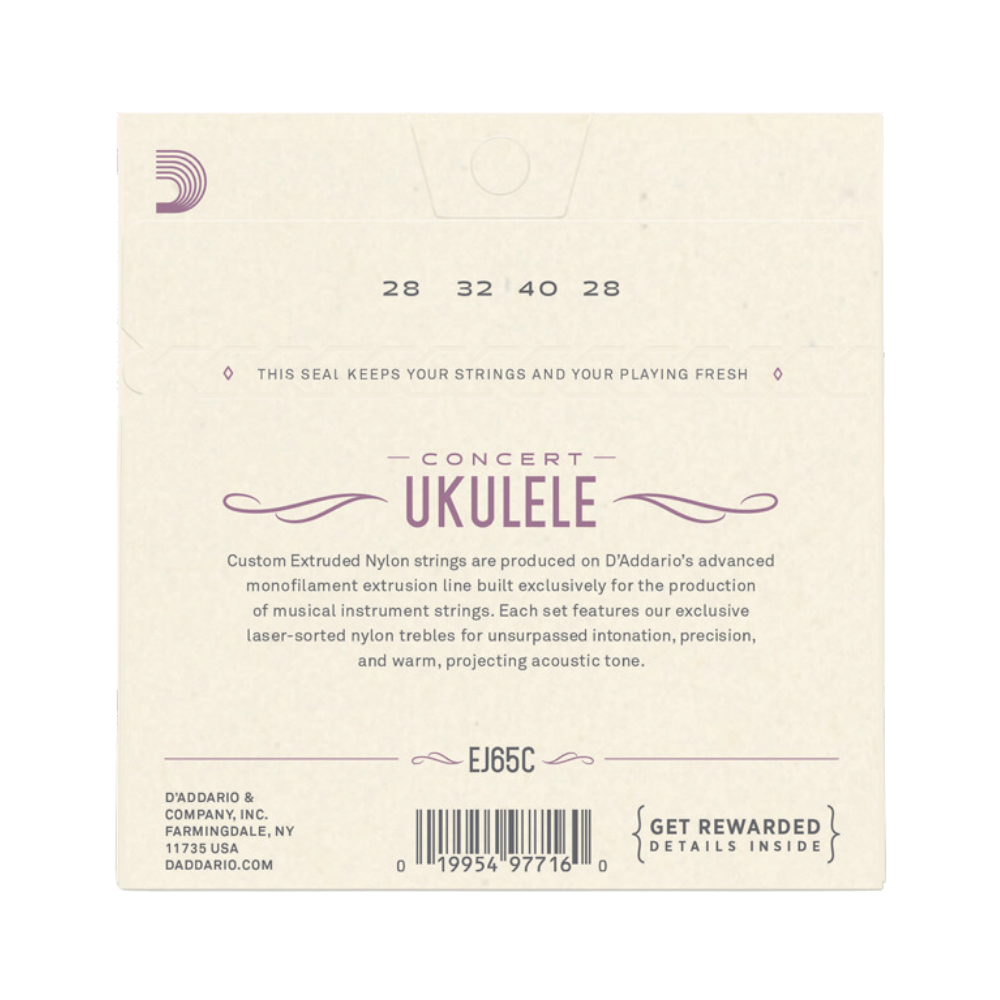 Cuerdas para Ukelele Concierto D'Addario