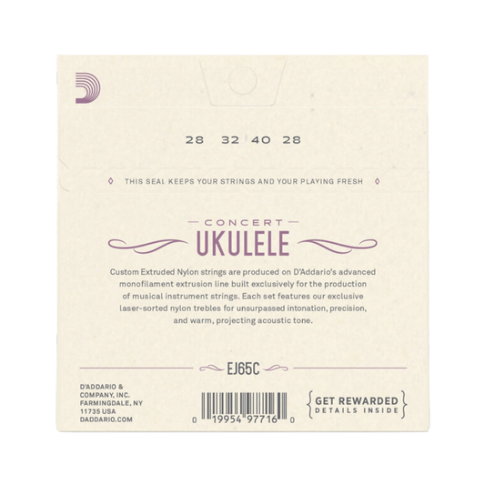 Cuerdas para Ukelele Concierto D'Addario